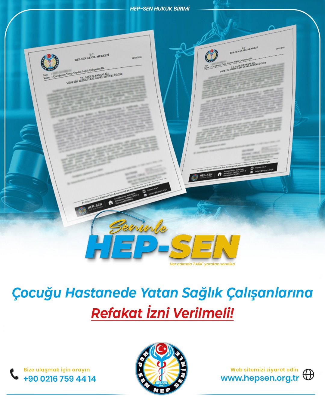 Çocuğu Hastanede Yatan Sağlık Çalışanlarına Refakat İzni Verilmeli